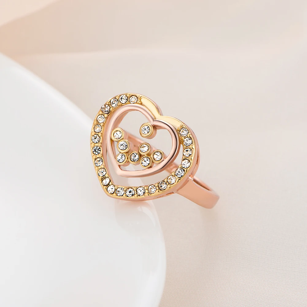 Женские кольца anillos heart alianzas стразы для женщин Ретро стиль|Кольца| |