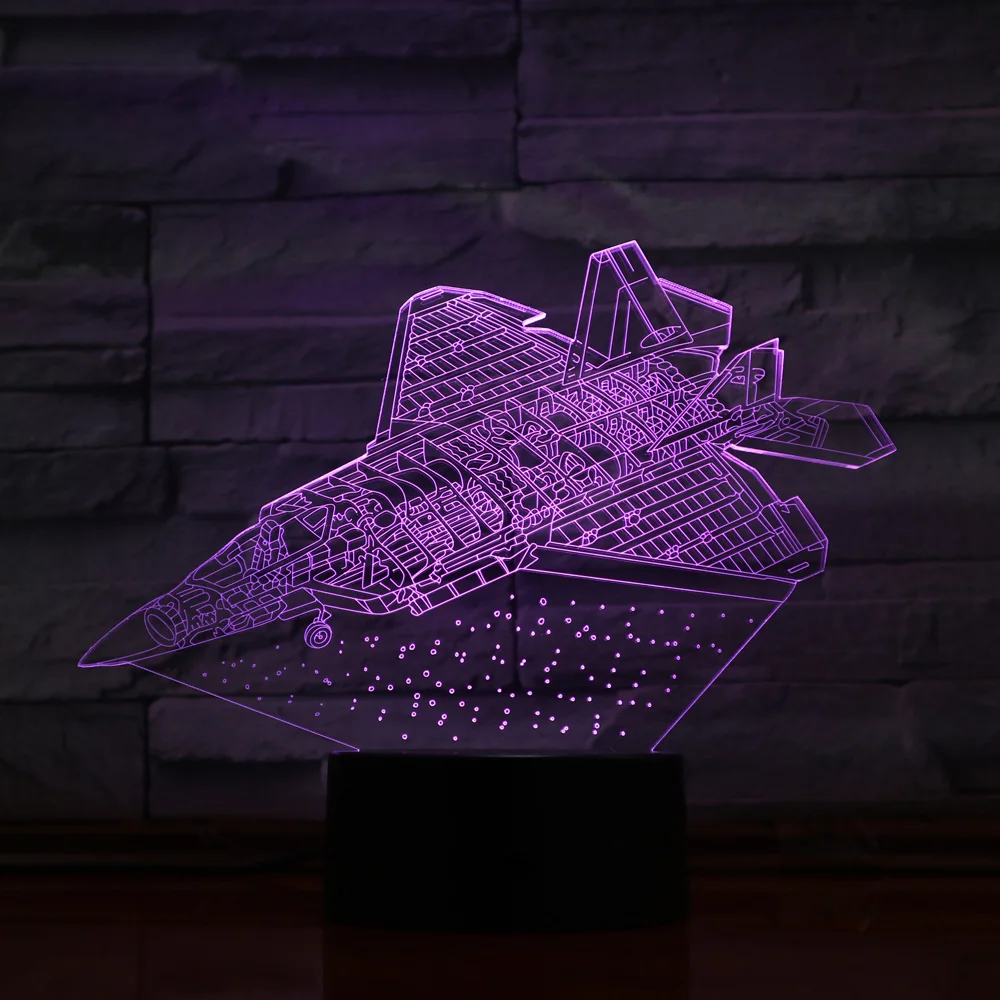 Stereo 3D bulbing licht speelgoed LED Night Light Colors Changing Table