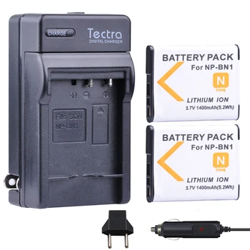 

Tectra 2pcs NP-BN1 NP BN1 Camera Battery + Digital Charger for Sony Cyber-shot DSC-TX5 DSC-TX7 DSC-TX9 DSC-TX10 DSC-TX20 TX30