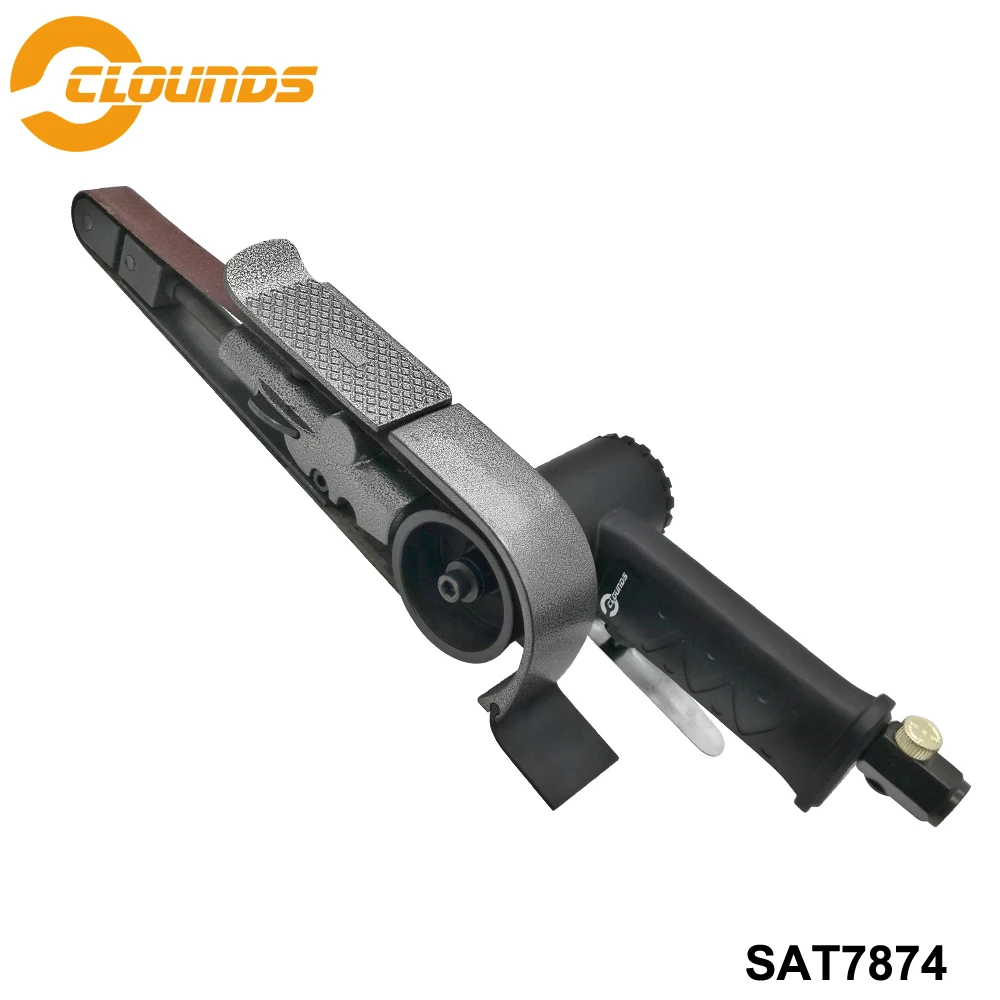

SAT7874 Air Sanding Tools 13000rpm Pneumatic Grinding Machine Air Belt Sander