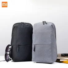 Xiaomi 4L capacité polyester matériel tirage Lisse cordon fermetures à glissière conception mobile téléphone portefeuille puissance banque Sling Sac