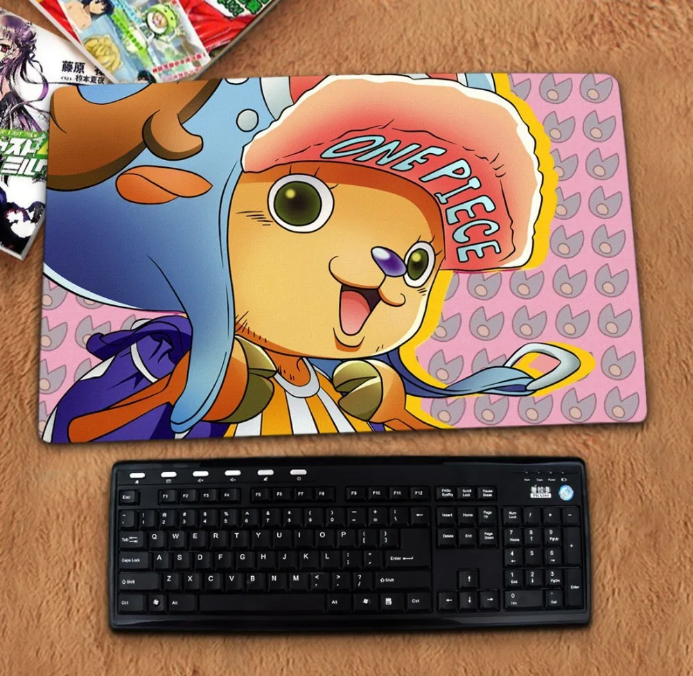 One Piece Characters Desk & Mouse Pad Table Play Mat (Tony Tony Cotton