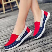 Всесезонная парусиновая обувь на мягкой плоской подошве для студентов; нескользящая повседневная женская обувь для мам