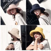 Freeander новые модные шляпы ведро рыболовная шляпа твердая пляжная Панама походная Шляпа Пляжная одежда для женщин летние шляпы венто для девочек