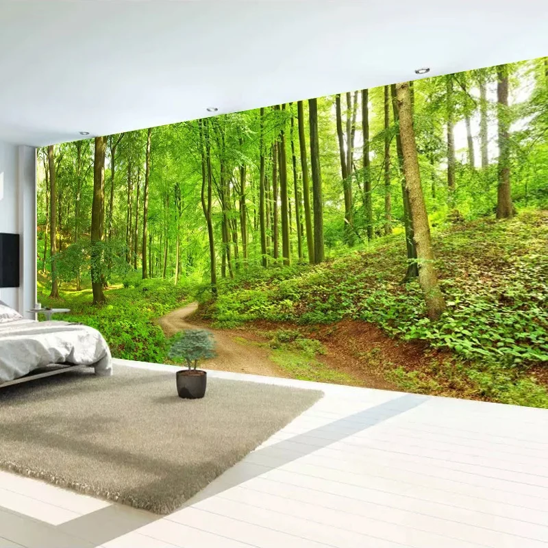3D фотообои на заказ маленькие Настенные обои для гостиной спальни домашнего