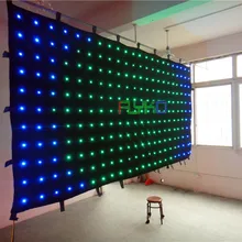 P18CM 2X4 м продукт на китайский рыночный светодиодный видео занавес AliExpress