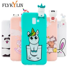 Funda de silicona FLYKYLIN para Samsung Galaxy J3 2016 J5 J7 2017 funda trasera para teléfono J4 J6 Plus 2018 Coque carcasa de juguetes de muñecas 3D de dibujos animados