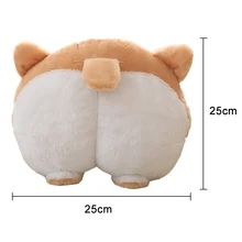 Универсальный автомобильный подголовник для шеи сиденье милая мягкая попка корги форма подушки автомобиль Стайлинг