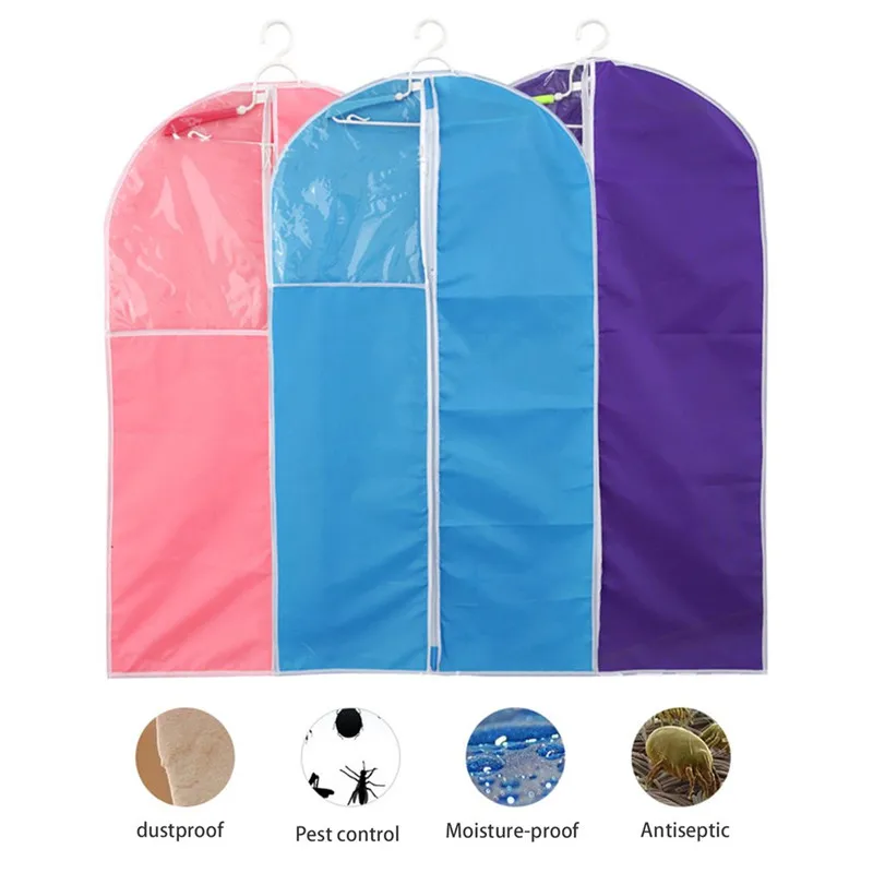 Breathable Garment Suit Covers Dustproof Hanger Bags Eco Friendly