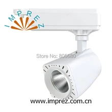 18 Вт светодиодный Трековый светильник с бескорпусным чипом Трековый светильник использование магазина 24 Угол луча теплый белый, холодный белый