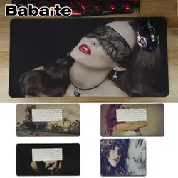 Babaite простой дизайн сексуальная мода девушка анти-скольжения прочный силиконовый Computermats Professional Gaming игровые коврики и чехлы мат