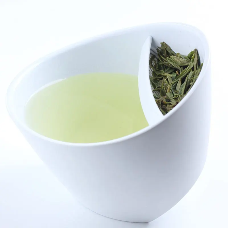 Китайская костяная керамическая чашка кофейная наклонная Осенняя умная чайная