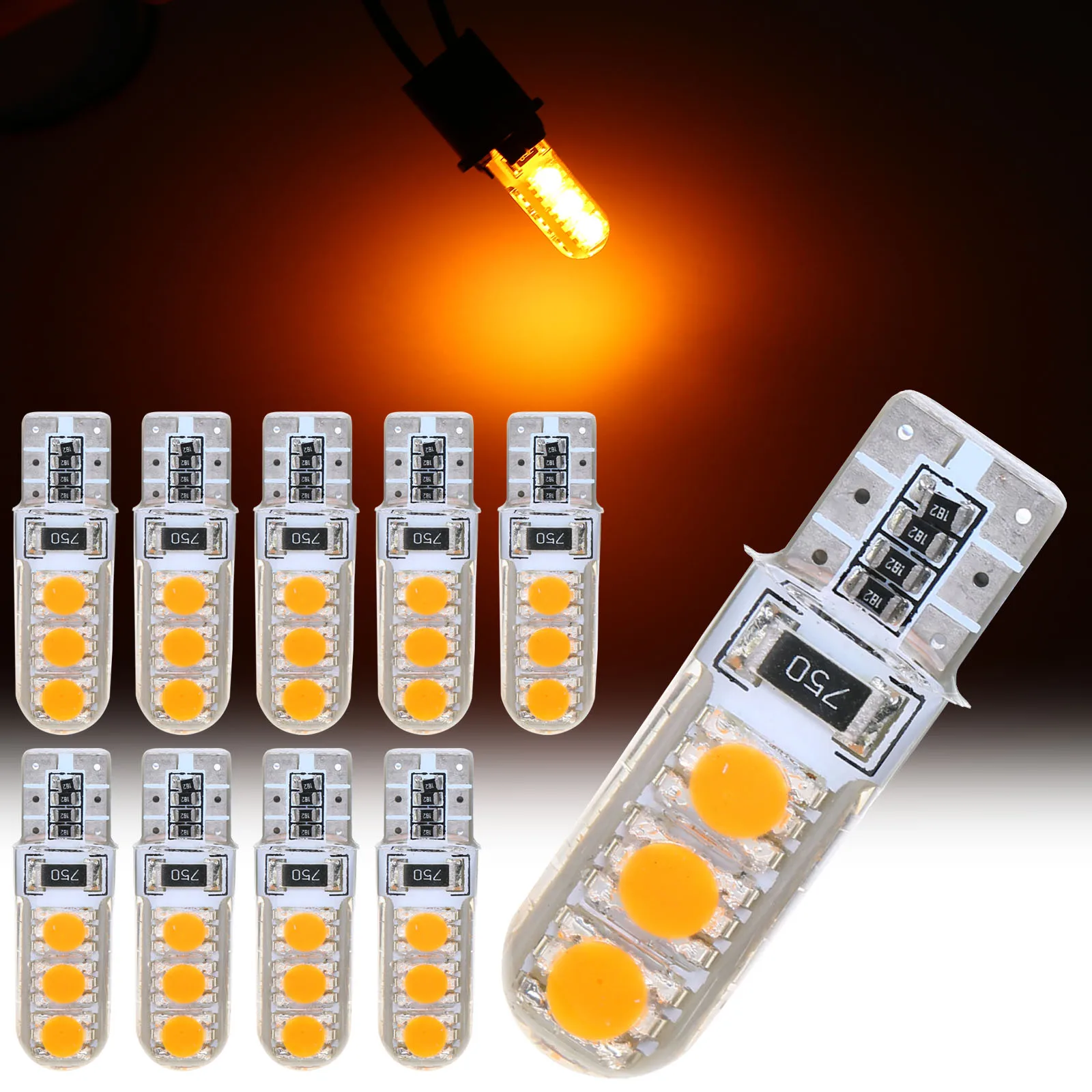 led canbus rgb t10 lights