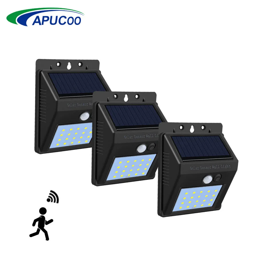 

20/40 LED Emergency Light Lamp With PIR Motion Sensor Solar Power Rechargeable Outdoor Street Garden Light Security Solar Lamp