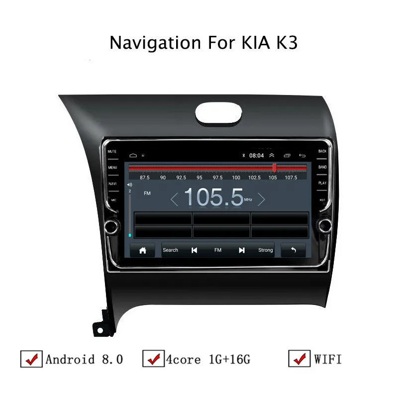 NAVITOPIA 9 дюймов автомобильный мультимедийный плеер Andriod 8 1 gps навигация для Kia K3 2013