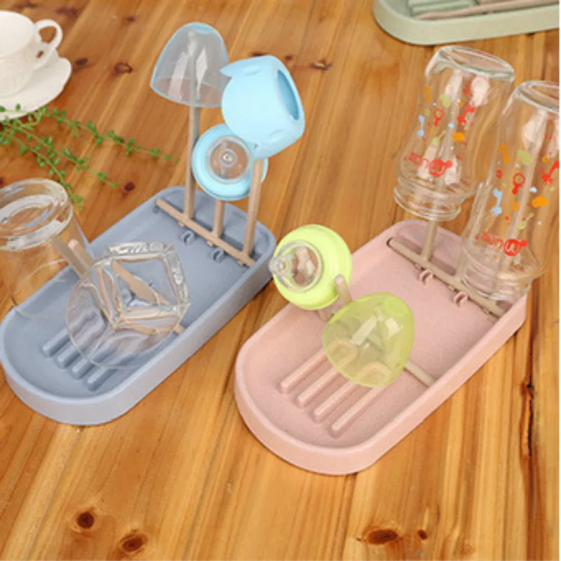 

Baby Detachable Feeding Bottle Drying Rack Baby Bottle Dryer Cleaning Feeding Cup Stand Holder Nipple Shelf Drying For Bottles