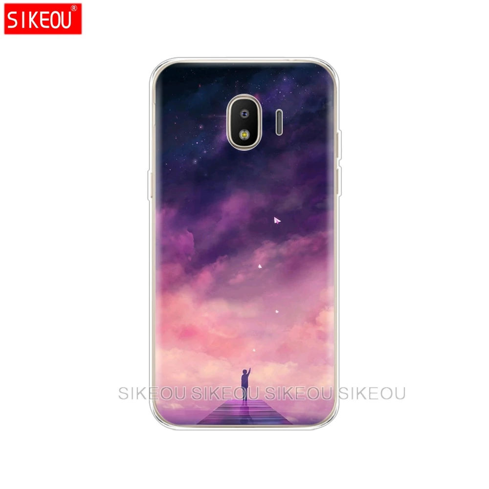 غطاء من السيليكون ل samsung J2 2018 حالة غطاء ل samsung غالاكسي j 2 2018 SM-J250F حالة الهاتف المحمول قذيفة كوكه أكياس