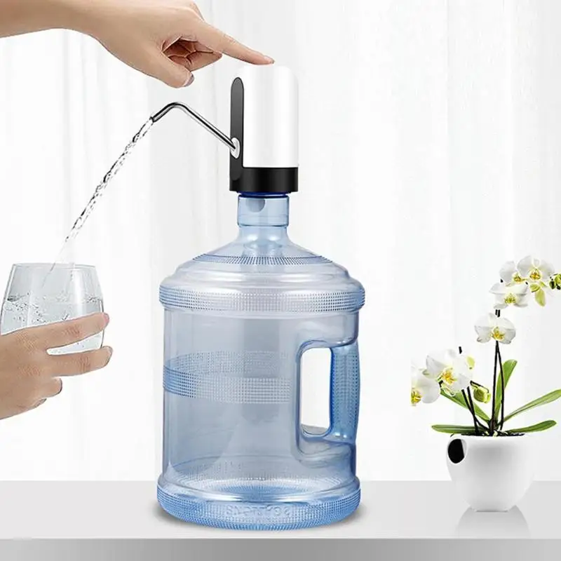 

USB Automatic Rechargeable Electric Water Pump 4W With Dustproof Plug One Charge Can Use 5 Barrels Of Water