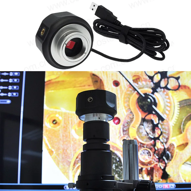5MP USB Camera Digital Microscope Electronic Eyepiece CMOS Industrial