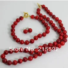 Высококачественный Африканский наряд из бисера комплект ювелирных изделий ручной работы бусы Коралловое ожерелье комплект ювелирных изделий CJ067