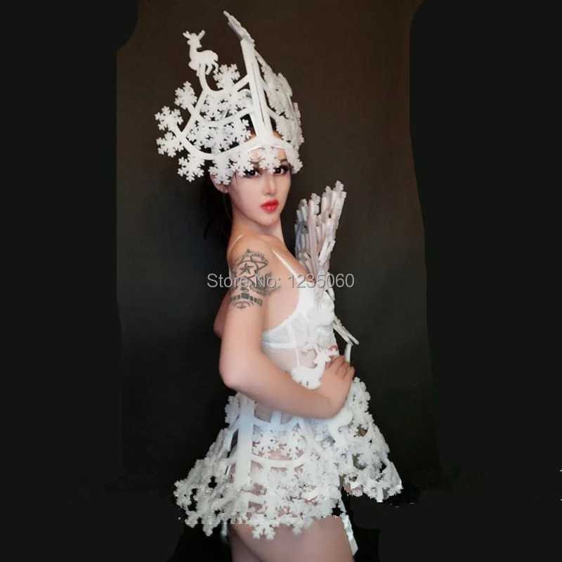 Snowflake-Theme-DS-Singer-Show-Bar-Nightclub-Costumes-Party-Event-Christmas-Snow-Dress-Clothes-With-Headwear (2)_