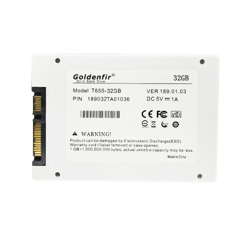 Goldenfir ssd 2,5 64 ГБ 32 ГБ 16 ГБ диск для ноутбука Твердотельный 60 Гб жесткий диск для ноутбука 32 Гб 64 Гб ssd диск