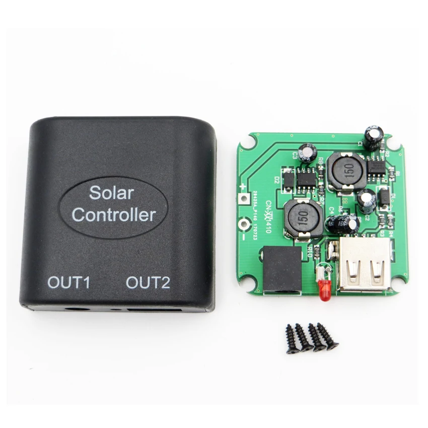 

1pc x 5v 2A +9V DC Solar Panel Power Bank USB Charge Voltage Controller Regulator