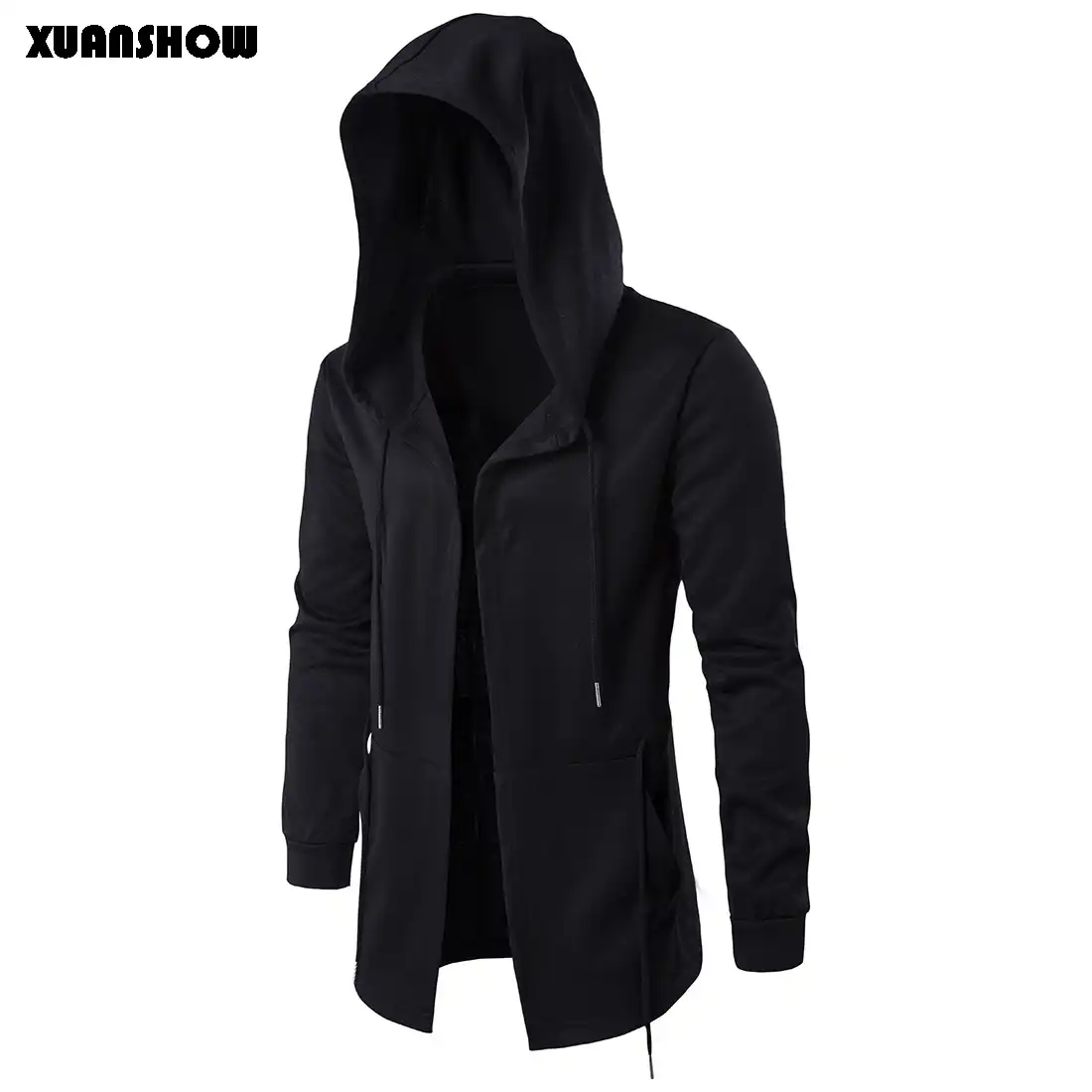 XUANSHOW sudaderas con capucha góticas para hombre, chaqueta negra Punk,  Hajaku, cortavientos, sombrero de mago de manga larga, capa, sudaderas con  capucha, 2020|Sudaderas con capucha y sudaderas| - AliExpress