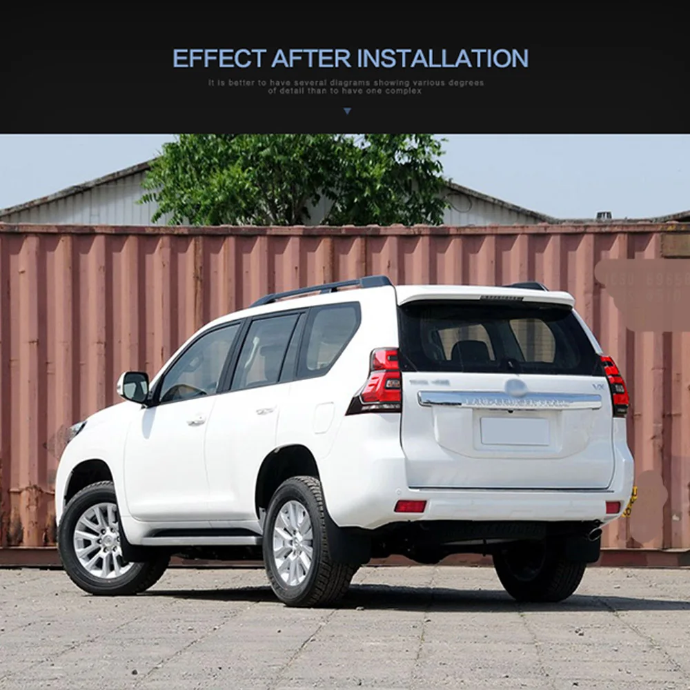 LS светильник светодиодный задний в сборе для TOYOTA PRADO LAND CRUISER 2010 2012 2013 2014 2015 2016