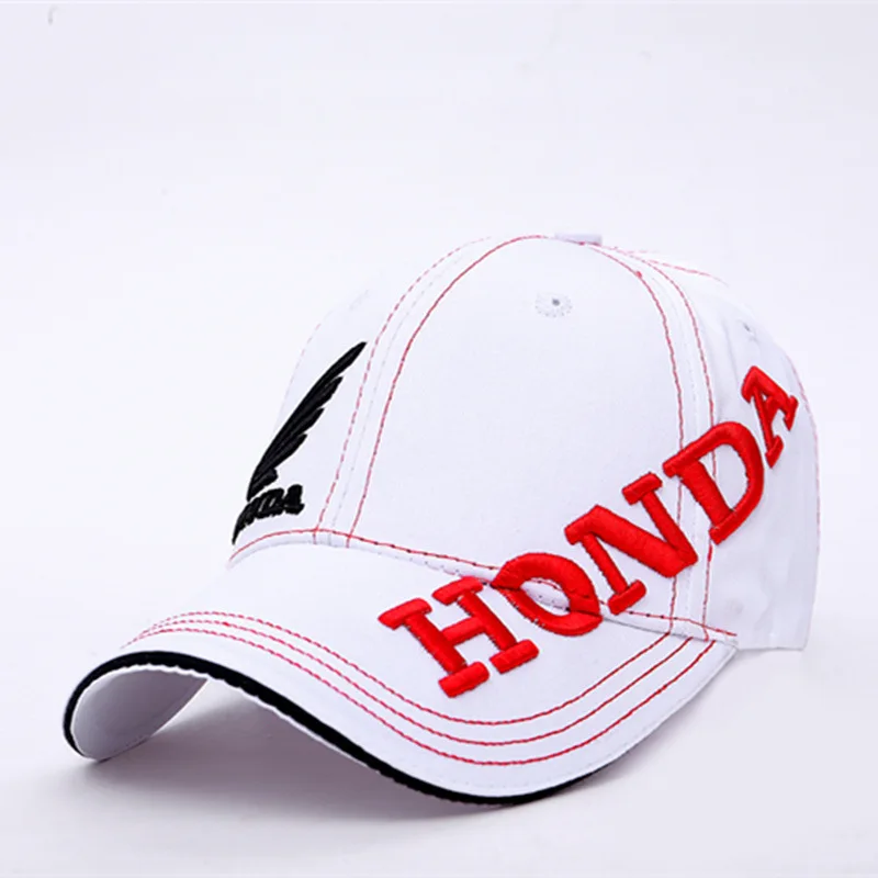 Moto GP Letters Honda Motocross Riding Hats 3D Embroidered Wing F1 Racing Cap Motorcycle Baseball Cap Snapback Sun Hat Men Women