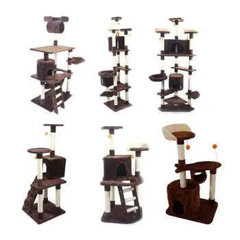 

M9C 52" Sisal Hemp Cat Tree Brown.. E5M1