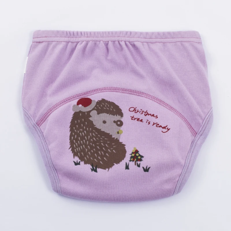 Soft Cotton Baby Diapers Reusable Nappies Cloth Baby Training Panties Toddle Boys Underwear Unisex Durable Cartoon Cotton Briefs