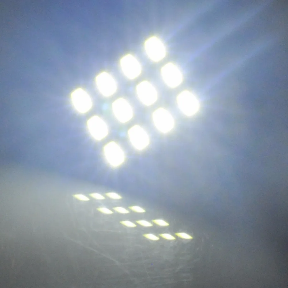 JIACHI 100 шт./лот LED авто панель Купол 5730 SMD 12 чипов с T10 C5W BA9S 3 адаптера Карта света