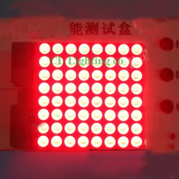 

10pcs 8x8 red digital tube 3mm LED Dot Matrix Display 32*32MM Common Cathode LED display