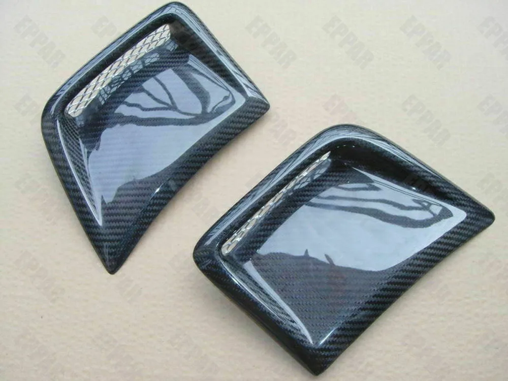

Carbon Fiber Bumper Side Scoops Air Vents for 2008-2014 Subaru Impreza WRX STi