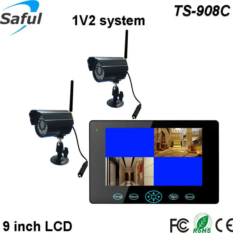 

High Sensitivity touch keys wireless security camera system Digital video recorder Surveillance Camera with motion ip camera