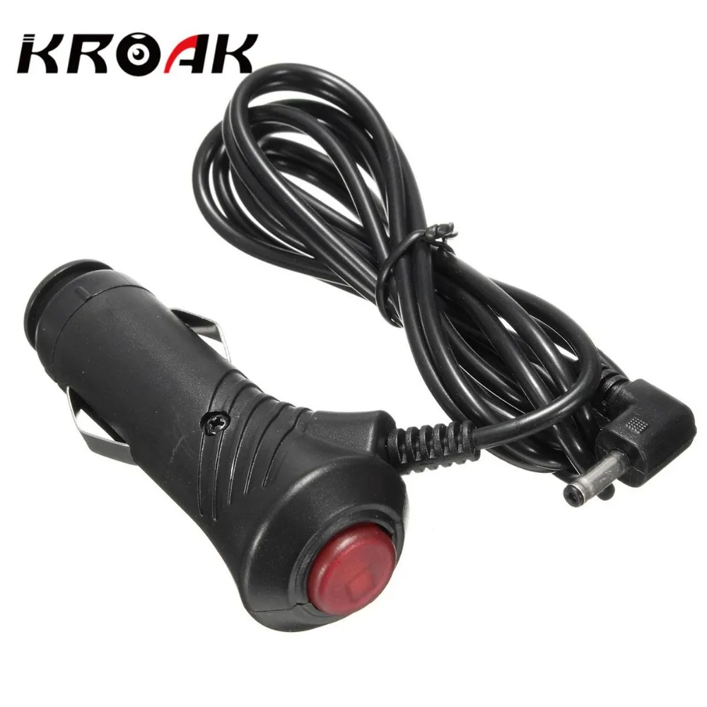 

Car Adapter Charger Cigarette Lighter Power Plug Cord GPS Cable w/ Switch For Car GPS Navigation DVR Camera Input 12V