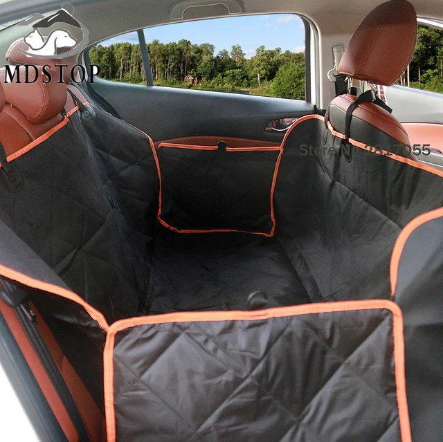 Nonslip Quilted Pet Hammock Waterproof Rear Back Seat Cover for Car Truck SUV Auto Cat Dogs