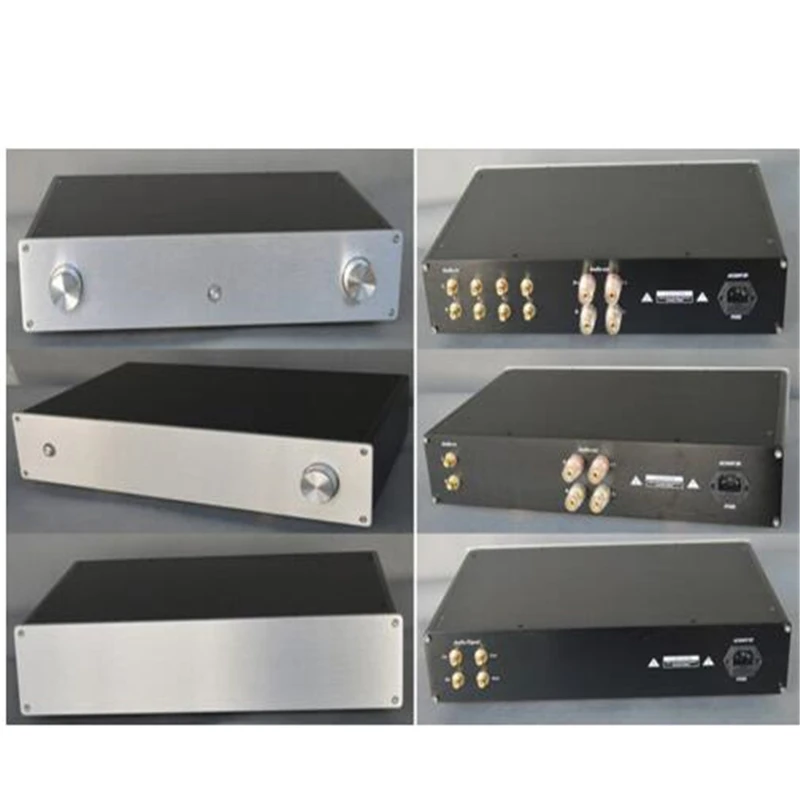 

X4308A all aluminum amplifier chassis/Tube amp amplifier/Merger /Pre-amplifier/AMP Enclosure/case/DIY box (430*80*260mm)