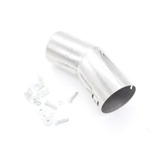 Dongzhen Stainless Steel Exhaust Tail Pipes Muffler Tips Fit For VW Golf 4 Bora Jetta Car Tail Pipes Replacement