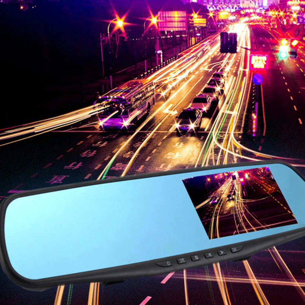 

mirror with camera Full HD 1080P 2.8 Video Recorder Dash Cam Rearview Mirror Car Camera DVR review registrar vidioregistrator