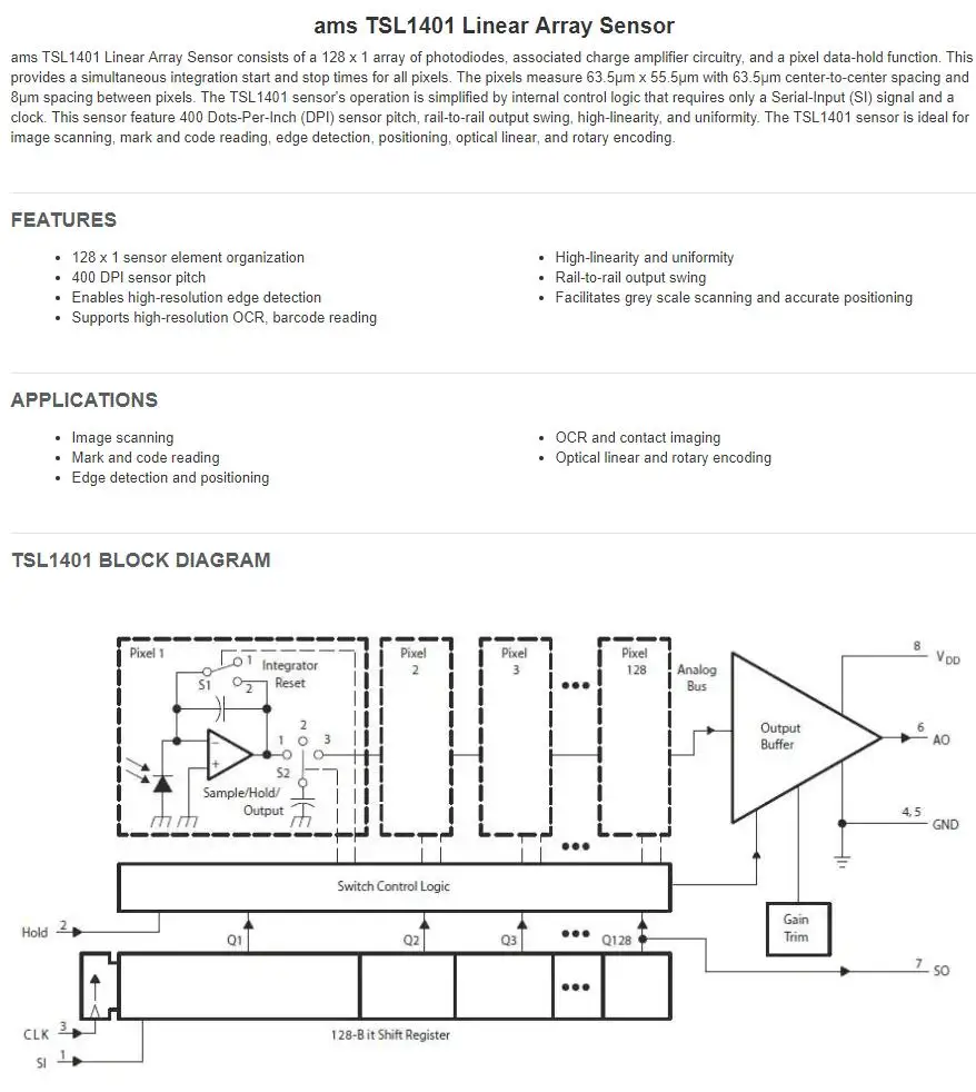 TSL14013 INFO