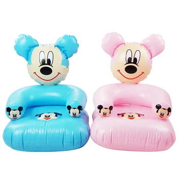 

1-6 Years Old Children Cute Portable Cartoon Toy Chairs Lovely Inflatable Sofa Kids PVC Chairs Baby Seats