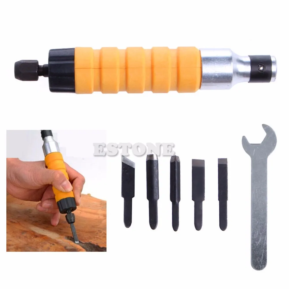 Woodworking Electric Carving Machine Carving Chisel Tool with 5 Carving Blades Hand Tools Set Woodworking Electric Carving Machine Carving Chisel Tool with 5 Carving Blades Hand Tools Set