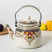 3.3L эмалированный чайник для охлаждения электромагнитной печи газовый пояс фильтр экран бытовой