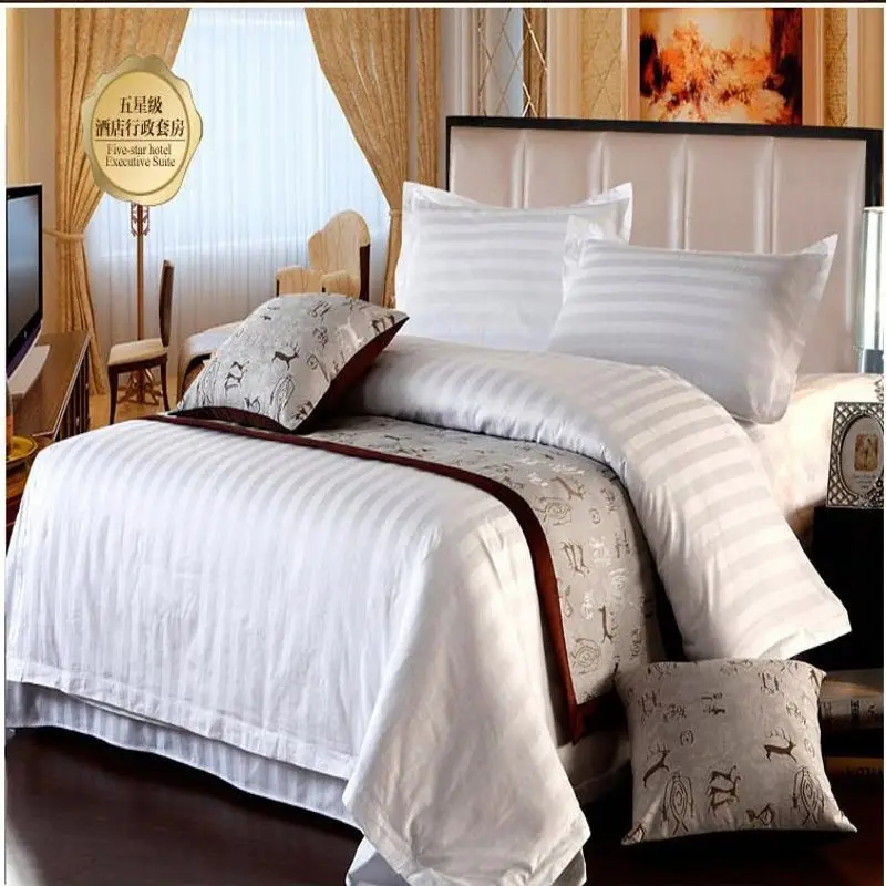 star font hotel home textile white stripe bedding set collection duvet sets comforter king size star font hotel home textile white stripe bedding set collection duvet sets comforter king size