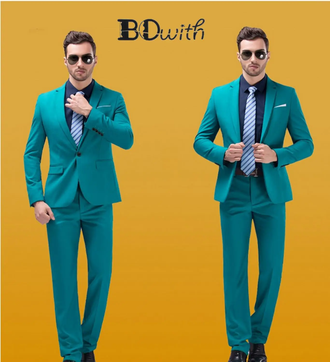 Dot Black Men Suit Wedding Groom Suit Double Breasted Slim Fit Shawl