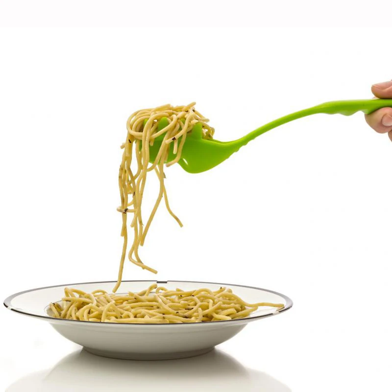 Creative Dinosaur Spaghetti Pasta Serving Fork & Strainer Kitchen