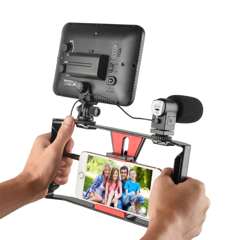 SUPON Handheld SmartPhone Stabilizer Video Rig Case Phone