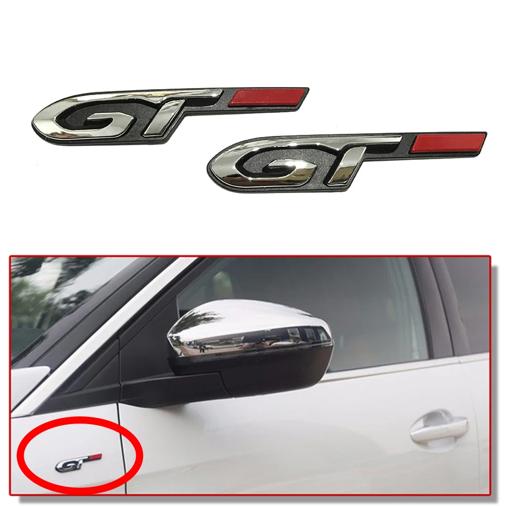 

1-20 pcs 3D Car Sticker Auto Body Waist Tail GT Line Emblem Decal Trim For Peugeot 107 108 207 206 301 307 508 607 608 4008 4007